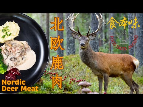 Traditional Nordic deer meat 馴鹿肉片