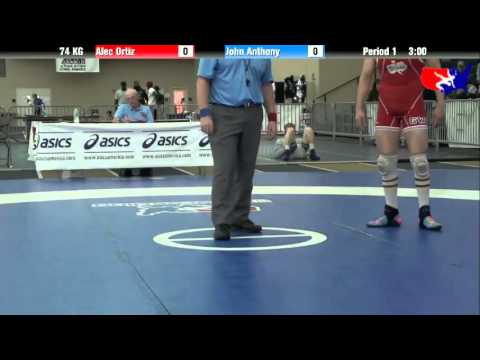 Alec Ortiz vs. John Anthony at 2013 ASICS University Nationals - GR