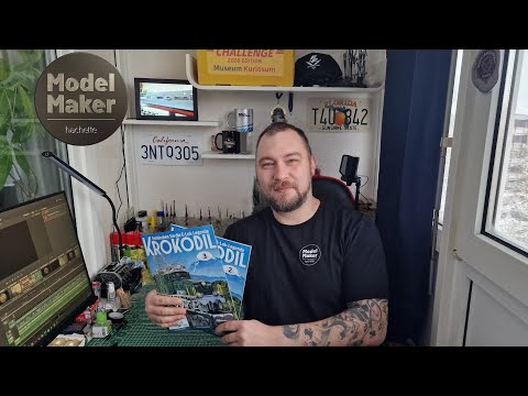 The crocodile in 1:22.5 scale, issue 2-3 #hachette #modelmaker #modelmaking #partwork #crocodile