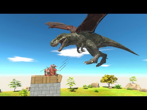Defending Roman Tower - Animal Revolt Battle Simulator