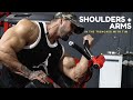 How to Grow BIG Delts and Arms - FULL WORKOUT - In the Trenches with Tim