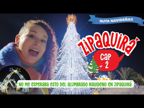 No me esperaba ESTO del alumbrado navideño en Zipaquirá