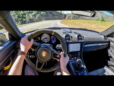 2023 Porsche 718 Cayman GT4 RS - POV Canyon Drive (Binaural Audio)