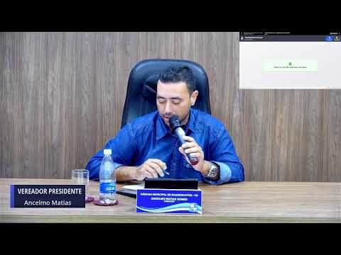 5°Sessão Ordinária do mês de Fevereiro 24/02/2026 Câmara Municipal de Bandeirantes do Tocantins 2026