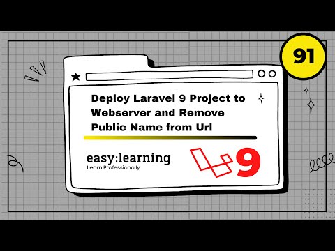 Laravel 9 Project #91 |Deploy Laravel 9 Project to Webserver and Remove Public Name from Url
