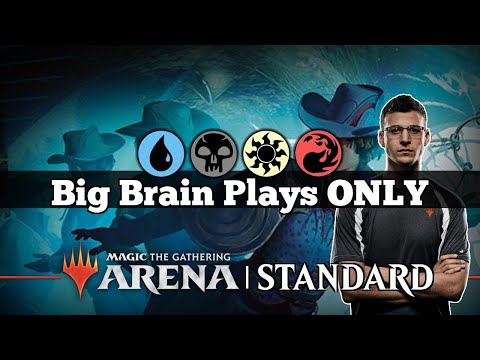 Big Brain Plays ONLY | Jeskai Black | Standard Bo3 | Top 100 Mythic | MTG Arena