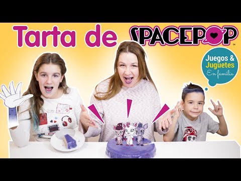 NO CREERÁS el EFECTO 😱  de esta TARTA SPACEPOP de espejo // Juegos y Juguetes en Familia