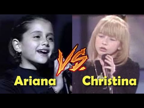 Ariana Grande VS Christina Aguilera Child /Teenage years VOCAL BATTLE!