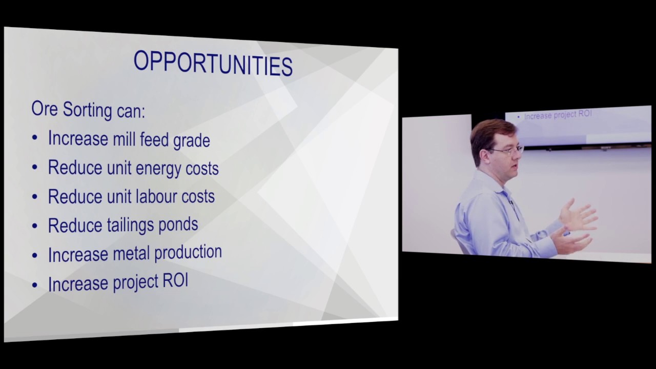 Sensor based ore sorting - McEwen Mining innovation series