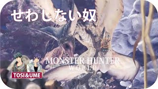 MHW ゲーム実況 ヘビーボウガンと双剣で別にアレを倒してしまっても構わんのだろう？ 【TOSI&UME】10