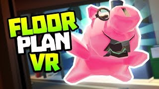 PIG HELPS MAN STUCK IN ELEVATOR! - Floor Plan VR Gameplay - VR HTC Vive Gameplay