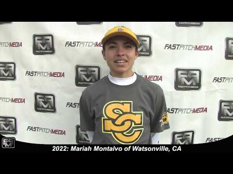 2022 Mariah Montalvo Catcher and Third Softball Skills Video - Suncats