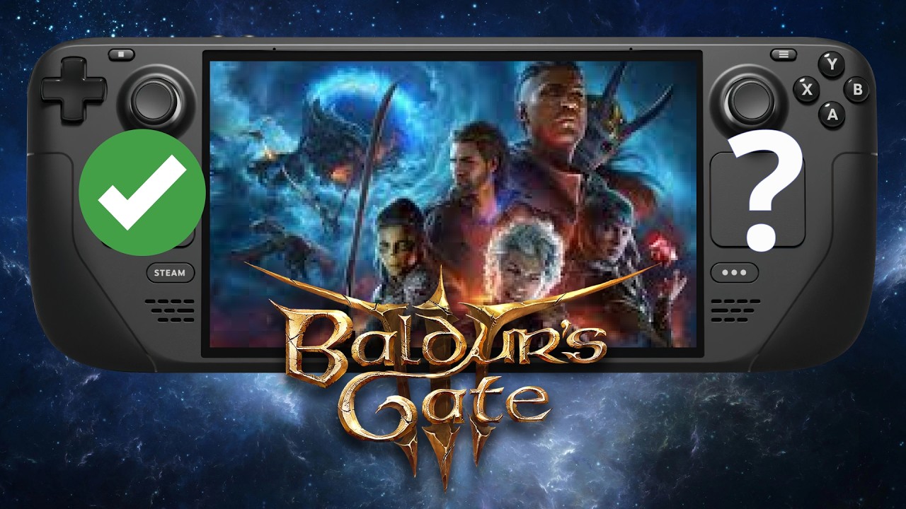 Baldur's Gate 3 Looks SO Much Better Now on Steam Deck!