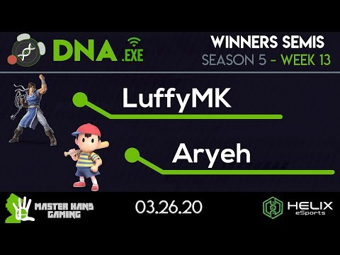 DNA.EXE S5:W13 - LuffyMK (Richter) Vs. Aryeh (Ness, Snake) - W Semifinals