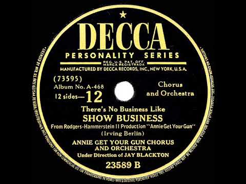 Shot of There's No Business Like Show Business by Irving Berlin