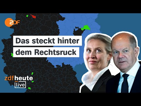 Ist die Ampel nach der EU-Wahl am Ende? Die Folgen des AfD-Erfolgs | ZDFheute live