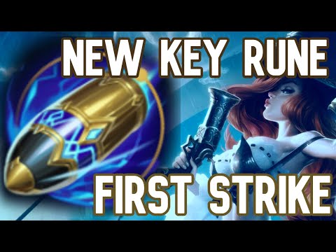 NEW KEYSTONE RUNE - FIRST STRIKE | League of Legends