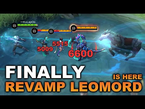 Finally Revamp Leomord is HERE! | Revamp Leomord Best Build 2022 | MLBB