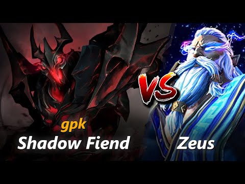 How to Shadow Fiend mid vs Zeus (feat. gpk) | First 10 minutes