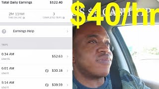 Uber Day 3 - $40 per hour!!!