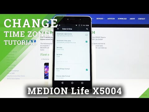 How to Set up Date and Time in MEDION Life X5004 – Time Settings