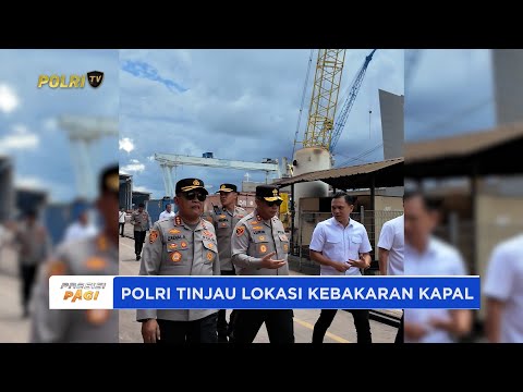 KAPOLDA KEPRI TINJAU KEBAKARAN KAPAL FEDERAL II DAN JENGUK KORBAN DI RUMAH SAKIT
