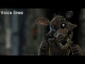 Phantom Foxy All Voice Lines With Subtitles