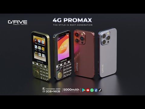 G'FIve 4G PROMAX | A Massive 3.5 inches Touch & Type Screen