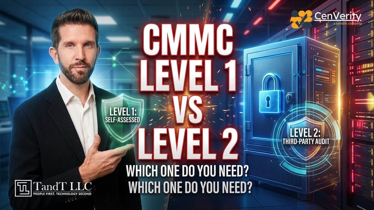 CMMC Level 1 vs Level 2 Explained for DoD Contractors
