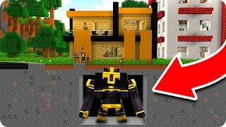 APARECE UN MASSI MUTANTE GIGANTE DEBAJO DE MI CASA EN MINECRAFT 😱