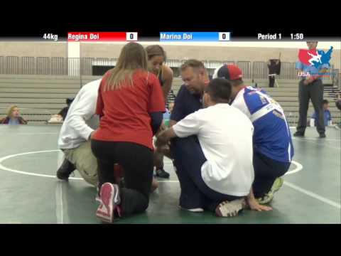 Junior Best of 3 44kg - Regina Doi vs. Marina Doi