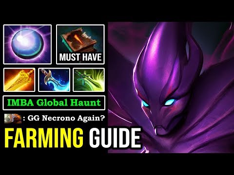 EVERY SPECTRE MUST USE THIS TO FAST FARM IN 7.25 First Item Necronomicon Crazy Global Haunt DotA 2
