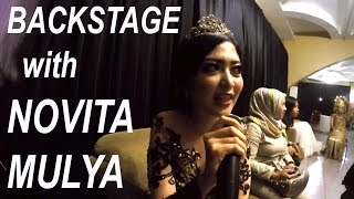 Backstage with Novita Mulya