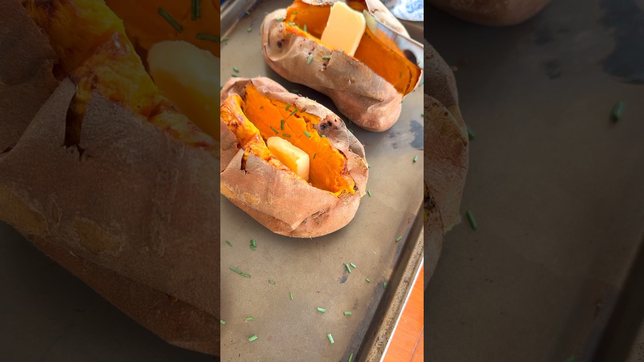 How to Bake the Perfect Sweet Potato🍠🧡