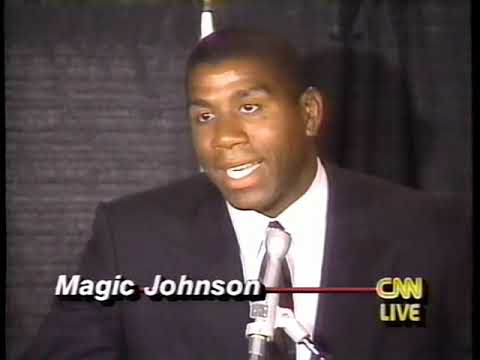 CNN - Magic Johnson HIV Announcement | November 7, 1991