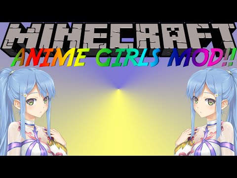 KingDom - Minecraft: ANIME GIRLS MOD!!! (Cute adorable new mob skins!!)