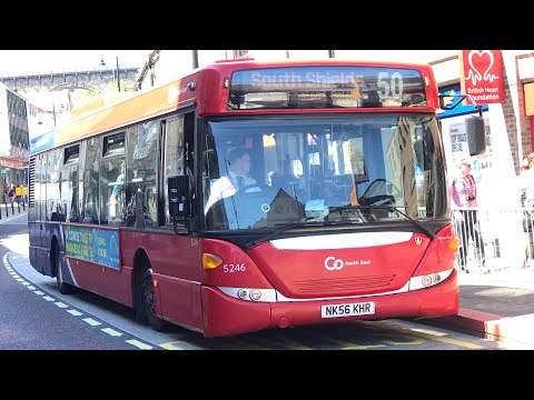 Ridiculously Boring: Go North East 5246 (NK56KHR) Scania CN230UB/Scania Omnicity
