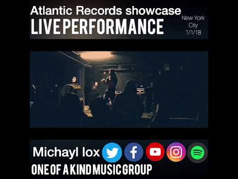 Michayl Lox LIVE performance Atlantic Records Showcase in NYC hosted by DJ Absolut