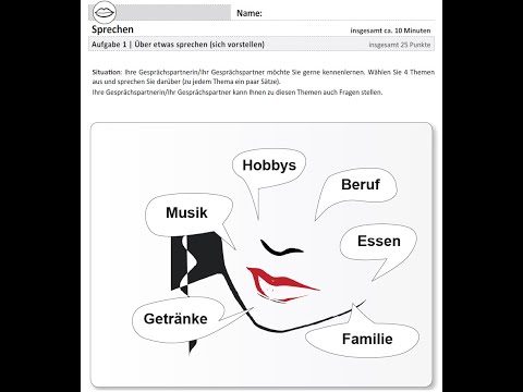 ÖSD A1 -  SPEAKING PREPARATION FOR A1 EXAM #11