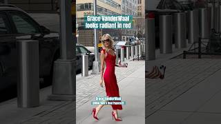 Exclusive; Grace VanderWaal seen wearing a red dress while in NYC #singer #fashion #music