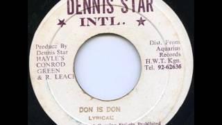 Lyrical - Don Is Don + Dub - 7