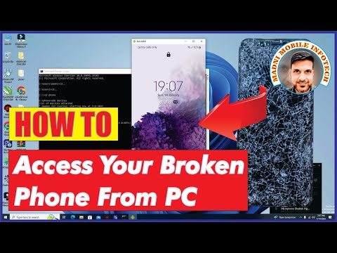 HOW TO ACCESS YOUR BROKEN PHONE FROM PC 2024 / How to Access Android Phone with Dead Screen