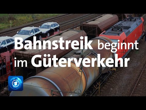 Bahnstreik der Lokführer beginnt im Güterverkehr