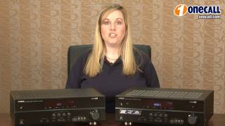 Video thumbnail for Closer Look: Yamaha RX-V367 and RX-V467 5.1-Channel Home Theater Receivers Overview by OneCall by OneCall