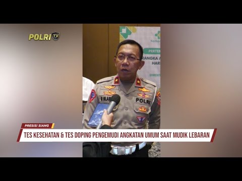 DIRGAKKUM KORLANTAS POLRI TES KESEHATAN PENGEMUDI ANGKATAN UMUM