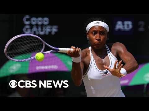 Coco Gauff's Wimbledon bid falls short, Djokovic facing Sinner next