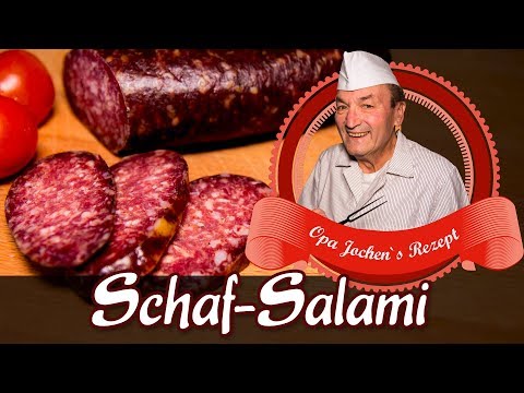 Schaf Salami selber machen - Salami reifen - Wurst selber machen - Opa Jochen´s Rezept