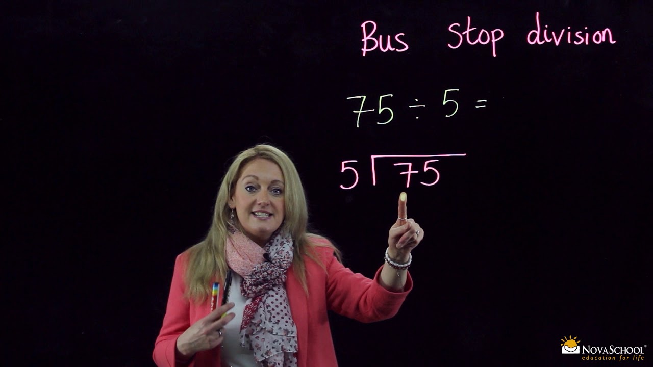 Bus stop division - mathematical method