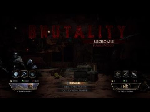 Mortal kombat 11 stage brutality tutorial: ; special forces desert command, skull toss