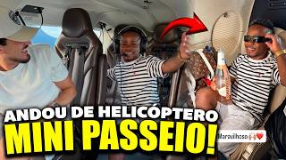 PIGMEU ANDOU DE HELICÓPTERO PELA PRIMEIRA VEZ COM JON VLOGS! MINI PASSEIO!